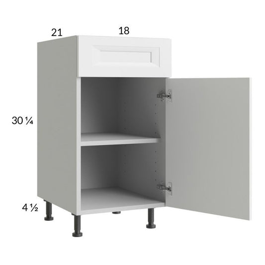 RTA Harbor White 18" Vanity Base Cabinet