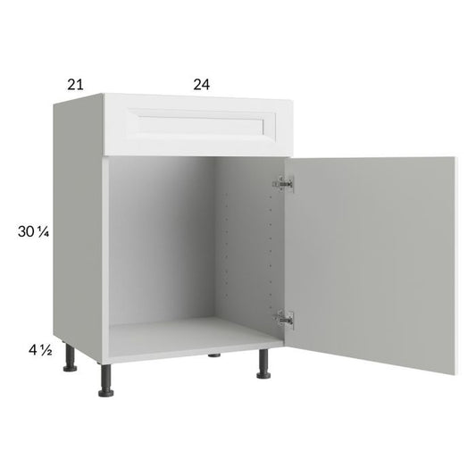 RTA Harbor White 24" Vanity Sink Base Cabinet with 1 Door