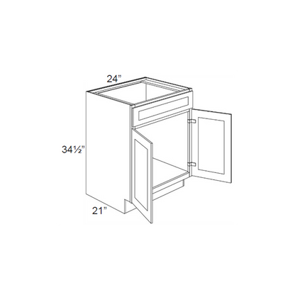 RTA Lexington Cinnamon Glaze 24" Vanity Sink Base Cabinet
