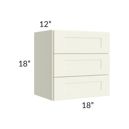 RTA Linen Shaker 18" Vanity Countertop Cabinet