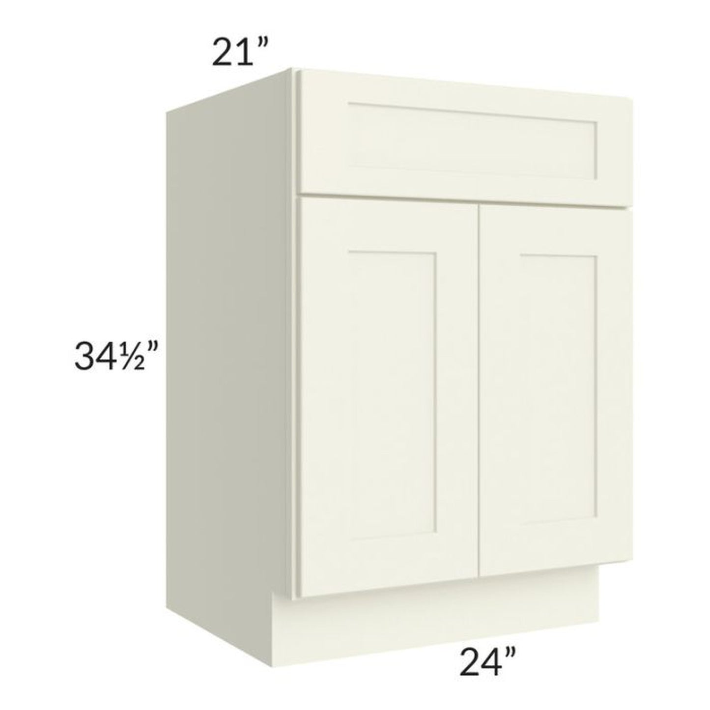RTA Linen Shaker 24" Vanity Base Cabinet