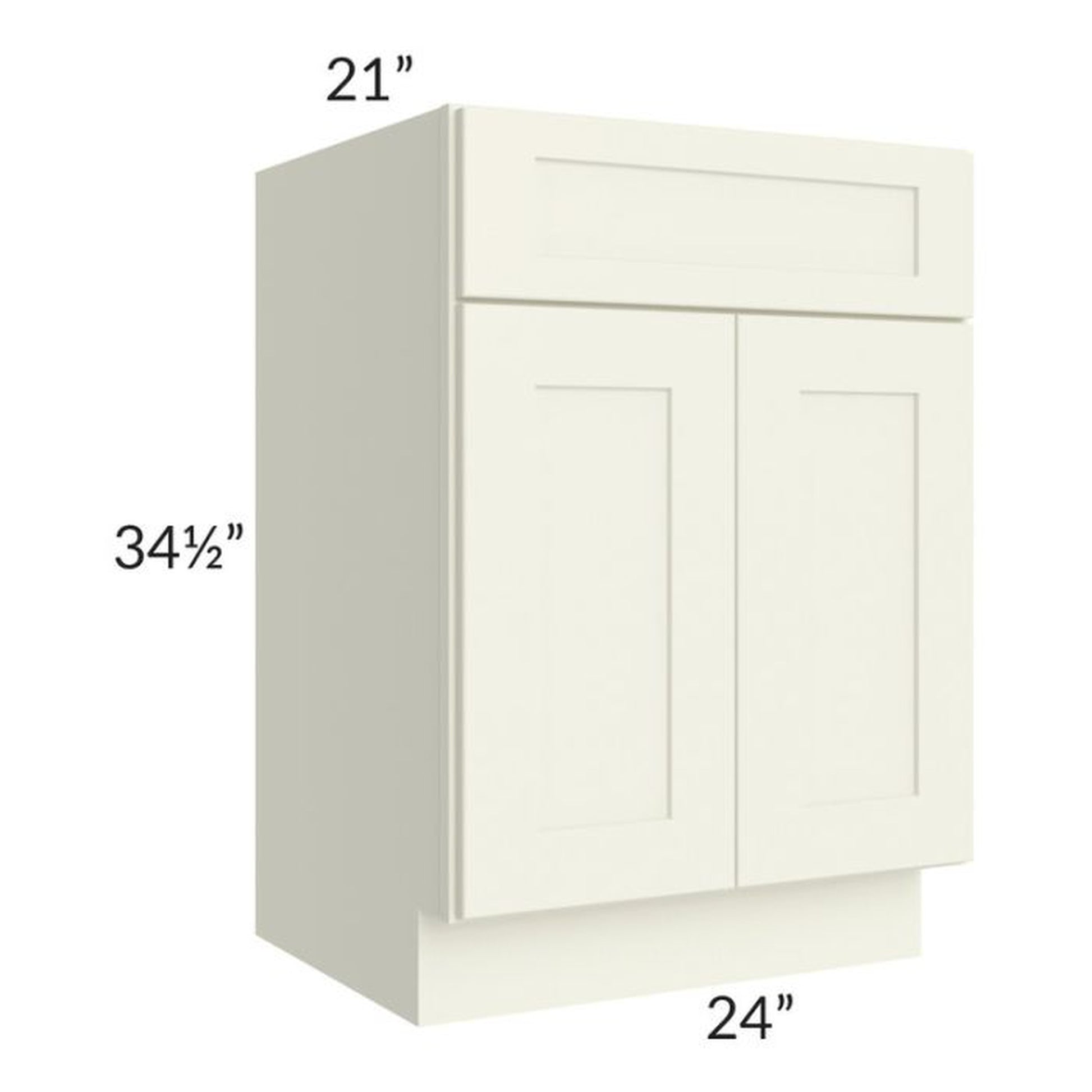 RTA Linen Shaker 24" Vanity Base Cabinet