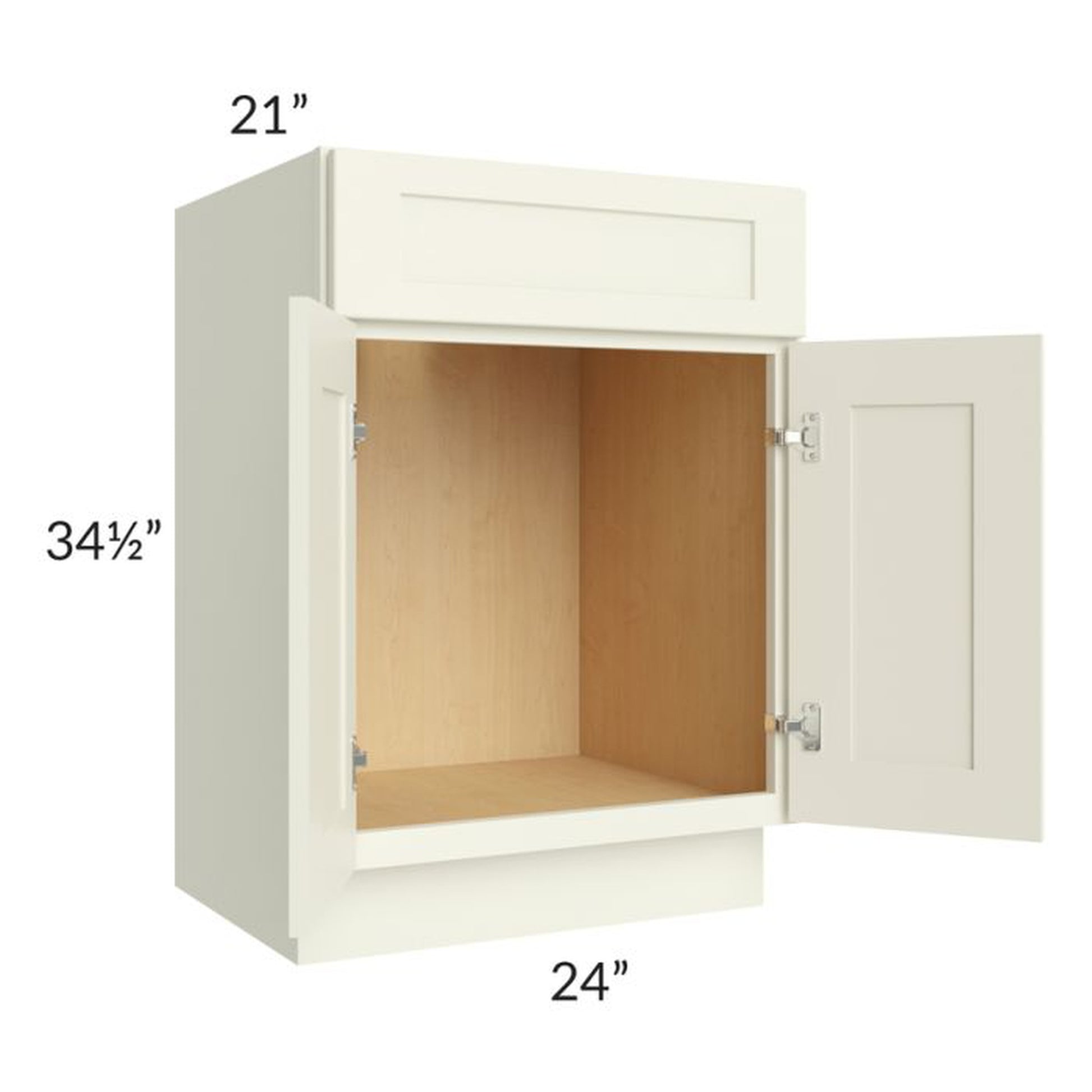 RTA Linen Shaker 24" Vanity Base Cabinet
