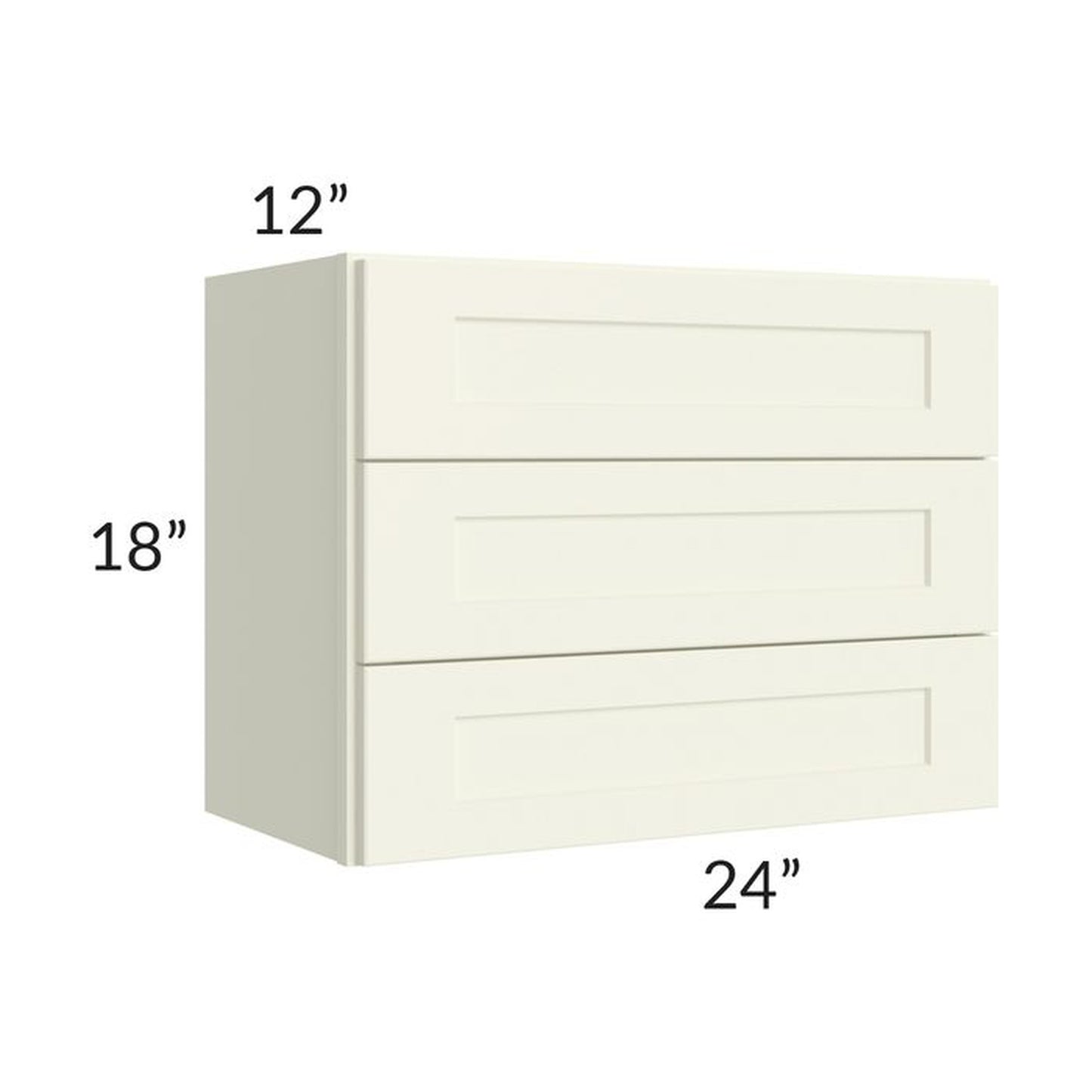 RTA Linen Shaker 24" Vanity Countertop Cabinet