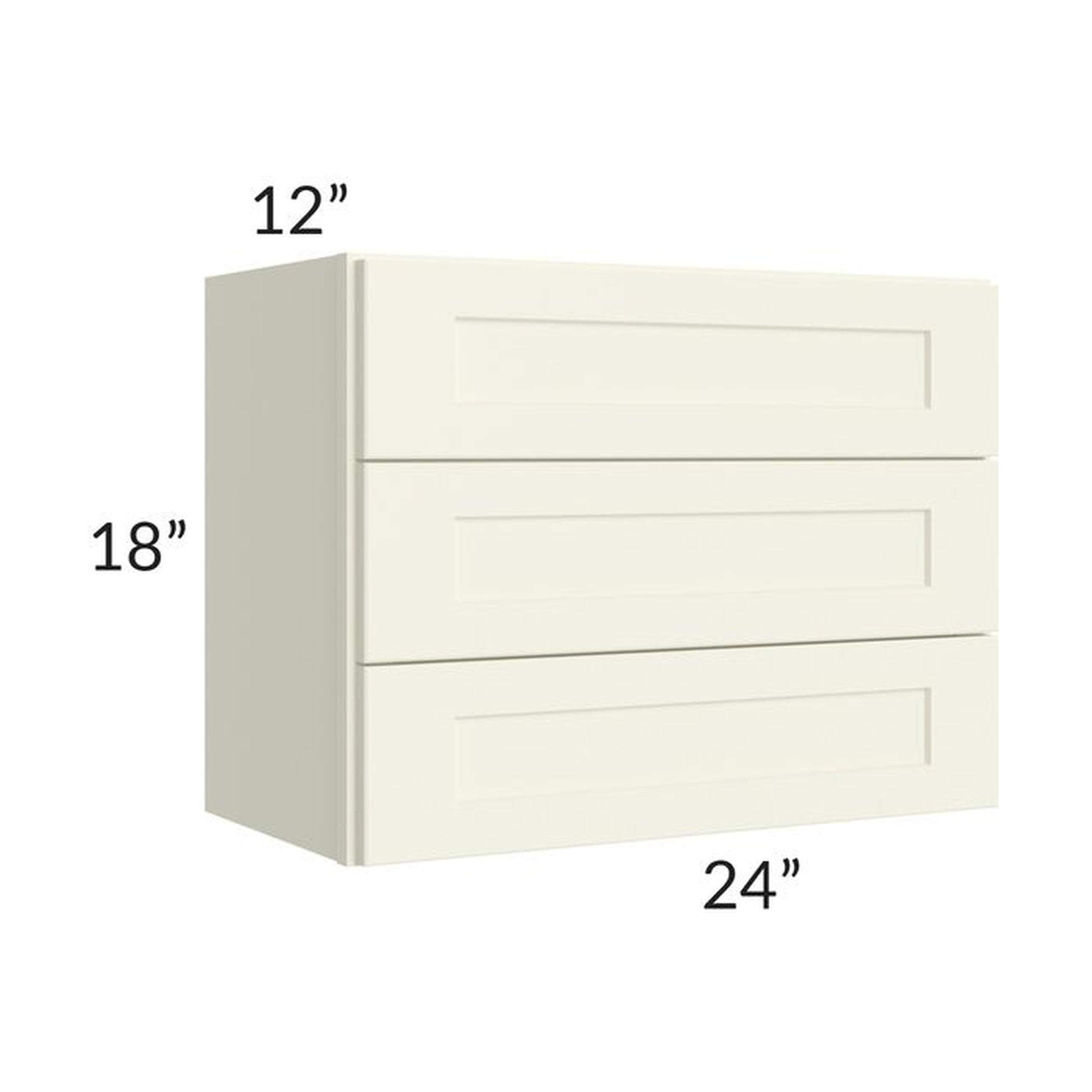 RTA Linen Shaker 24" Vanity Countertop Cabinet