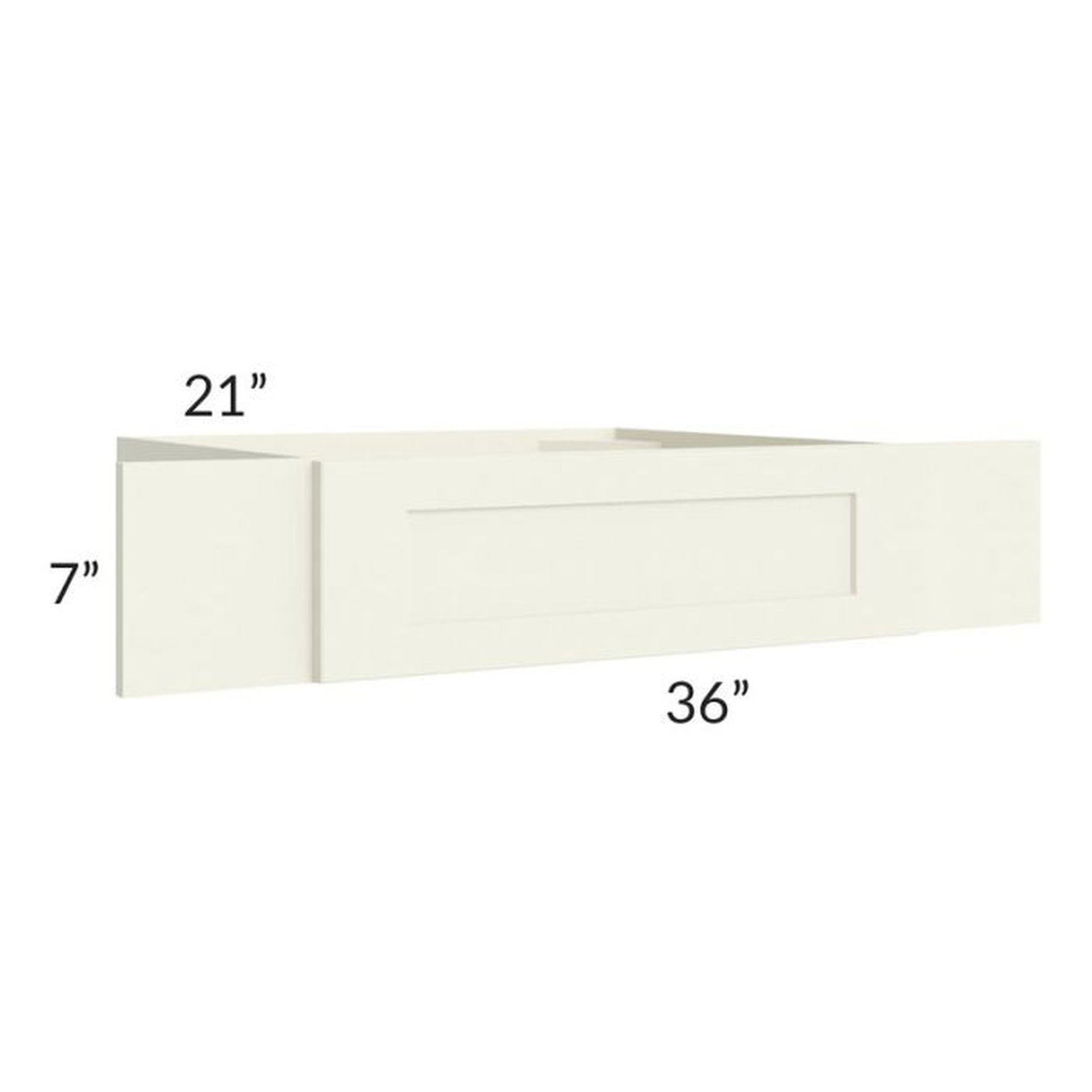 RTA Linen Shaker 36" Vanity Knee Drawer (Can Be Trimmed)