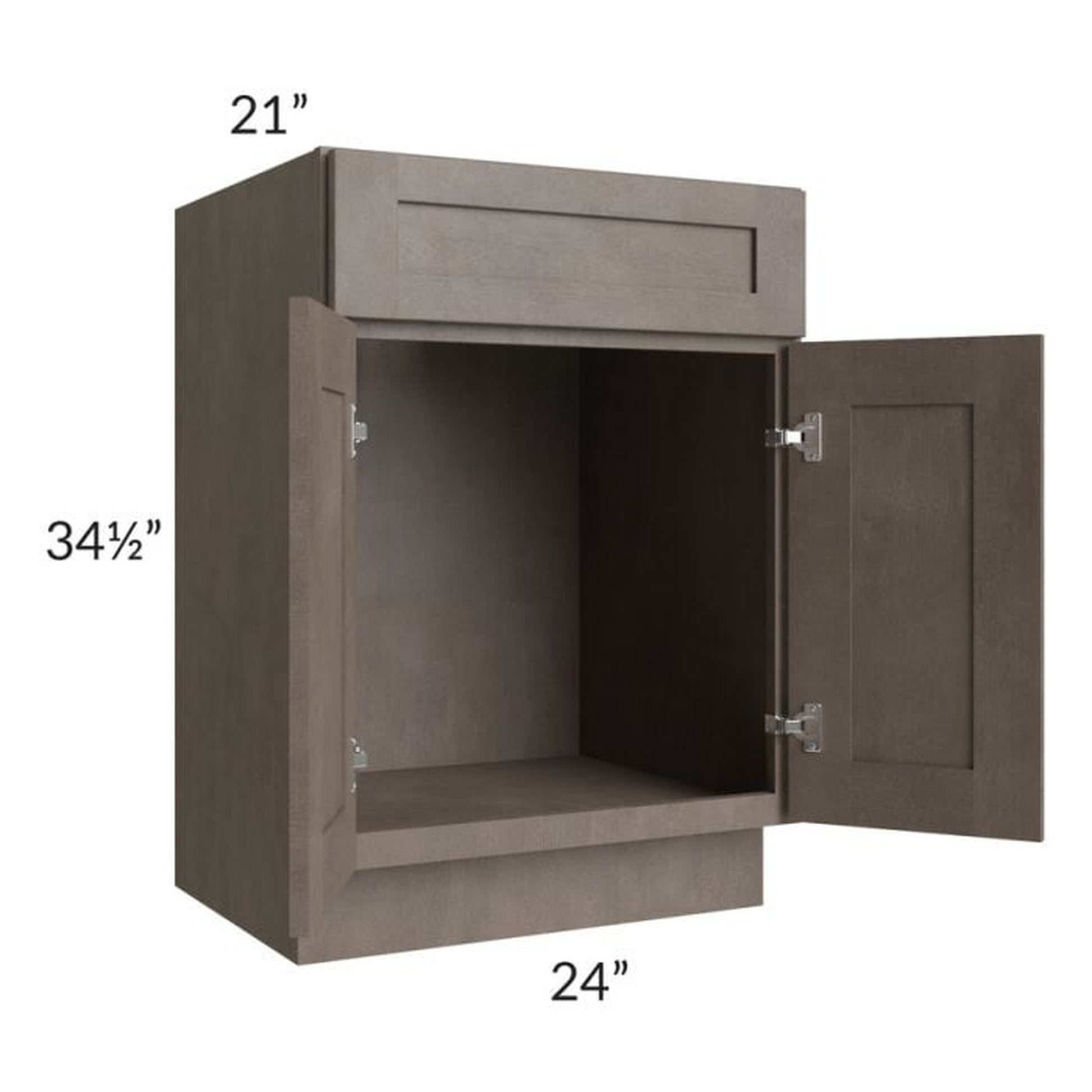 RTA Natural Grey Shaker 24" Bathroom Vanity