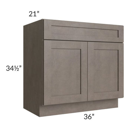 RTA Natural Grey Shaker 36" Bathroom Vanity