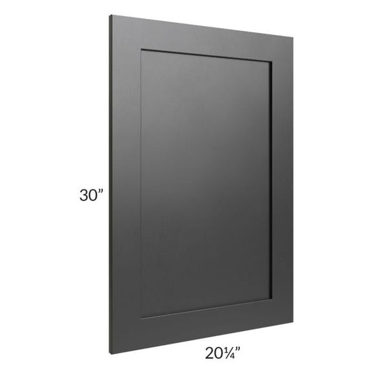 RTA Onyx Black Shaker 20" x 30" Vanity Decorative End Panel