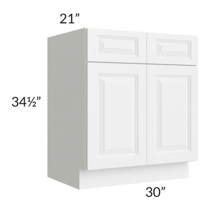 RTA Pearl White 30" Vanity Sink Base Cabinet