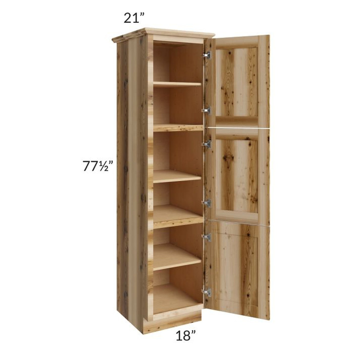RTA Prairie Shaker 18" x 78" Linen Cabinet