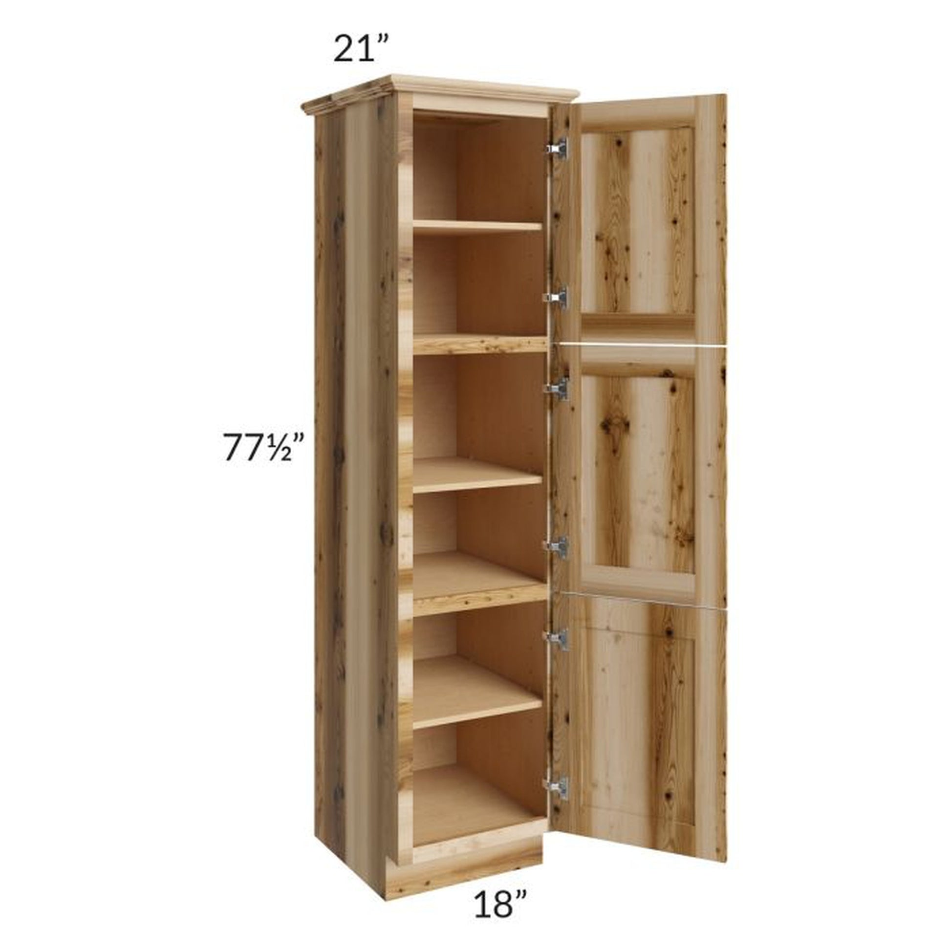 RTA Prairie Shaker 18" x 78" Linen Cabinet