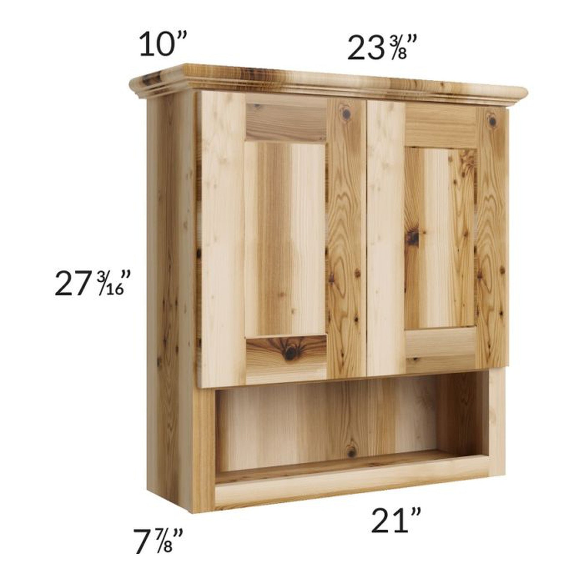 RTA Prairie Shaker 21" x 26" Bathroom Wall Cabinet