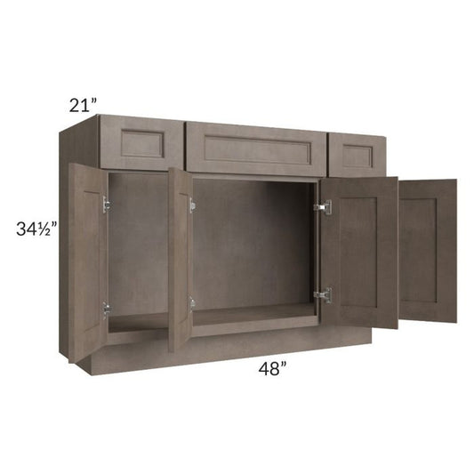 RTA Providence Natural Grey 48" Bathroom Vanity