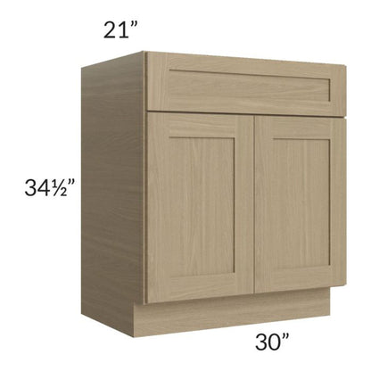 RTA Royal Natural Shaker 30" Vanity Sink Base Cabinet