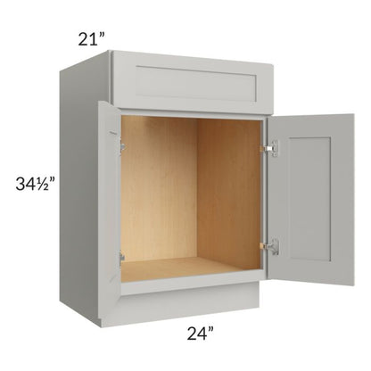 RTA Stone Shaker 24" Vanity Base Cabinet with 1 Decorative End Panel