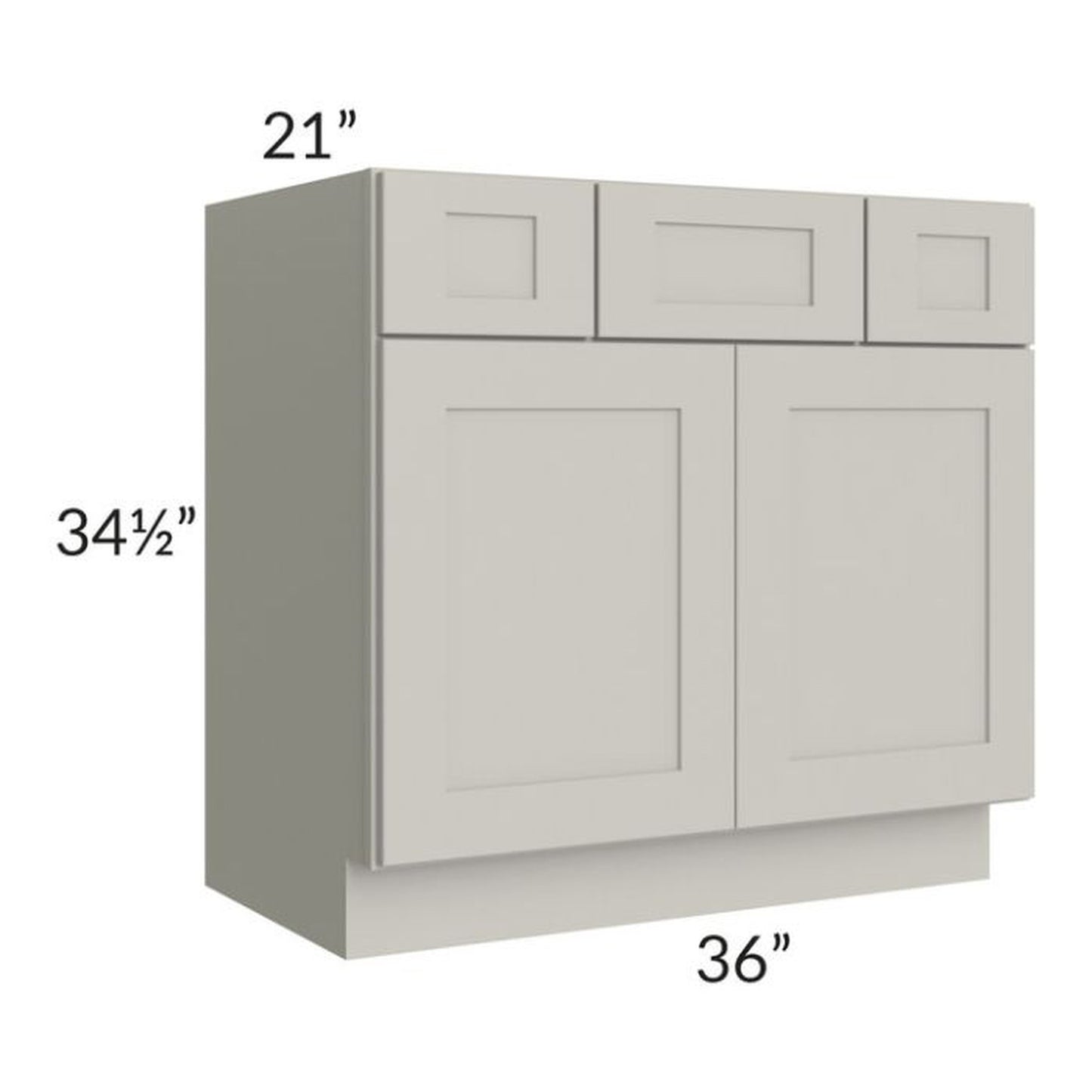 RTA Stone Shaker 36" SD-VSD36 Vanity Base Cabinet.