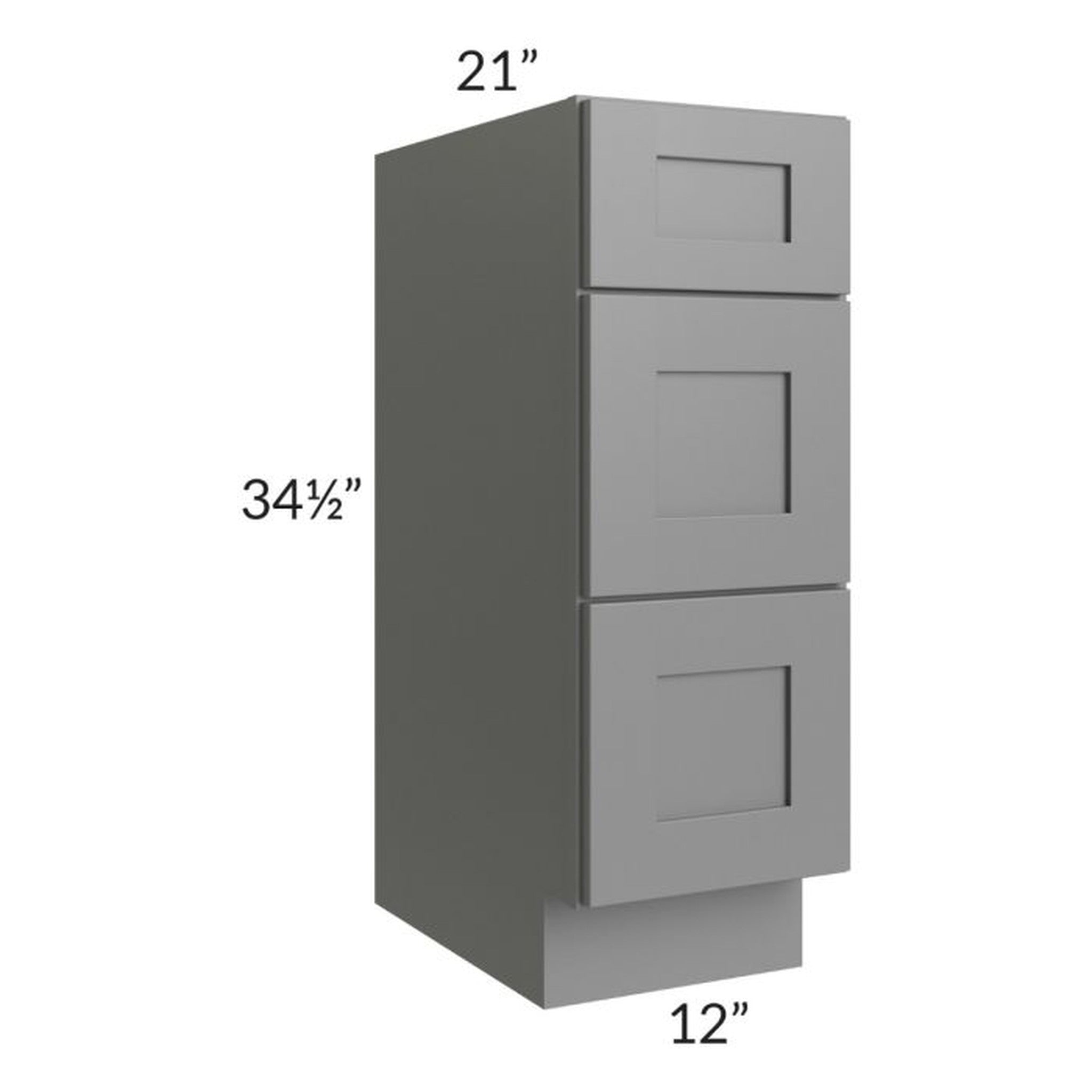 RTA Stratton Light Grey Shaker 12