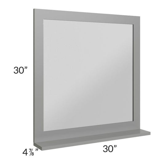 RTA Stratton Light Grey Shaker 30" x 30" Mirror