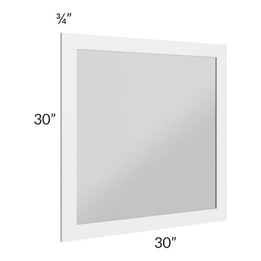 RTA Stratton White Shaker 30" x 30" Vanity Mirror