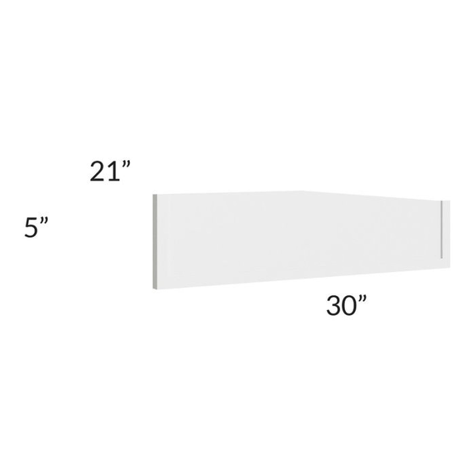 RTA Township White 30" Vanity Knee Drawer US Bath Store