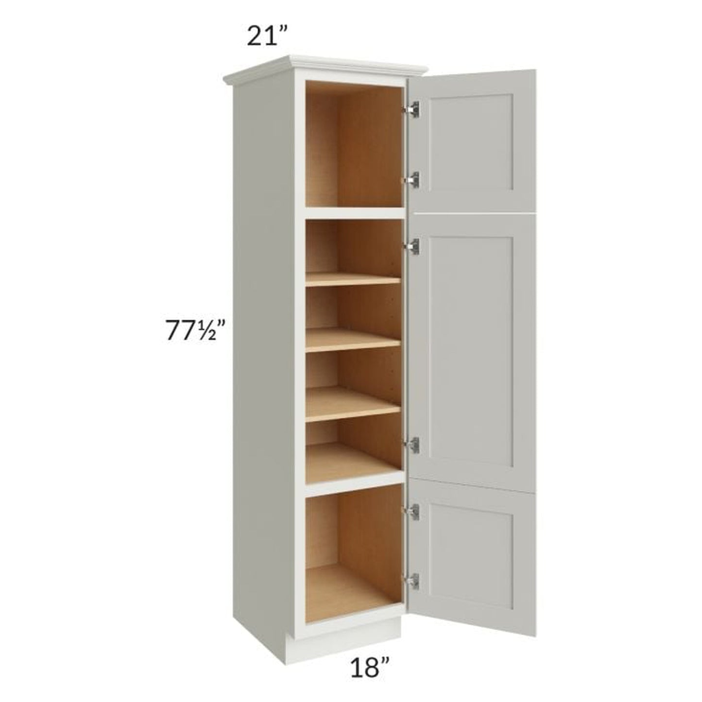 RTA Wellfleet Linen 18" x 78" Linen Cabinet