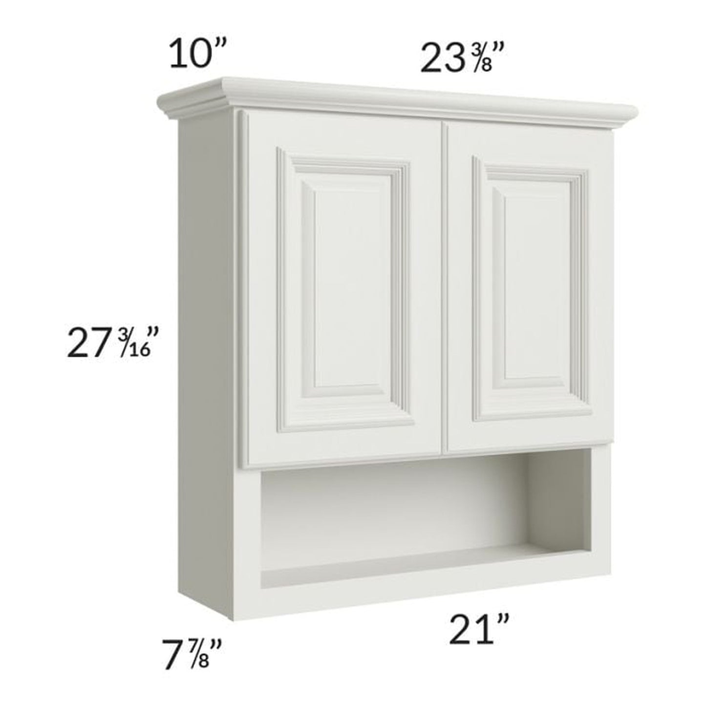 RTA Wellfleet Linen 21" x 26" Bathroom Wall Cabinet