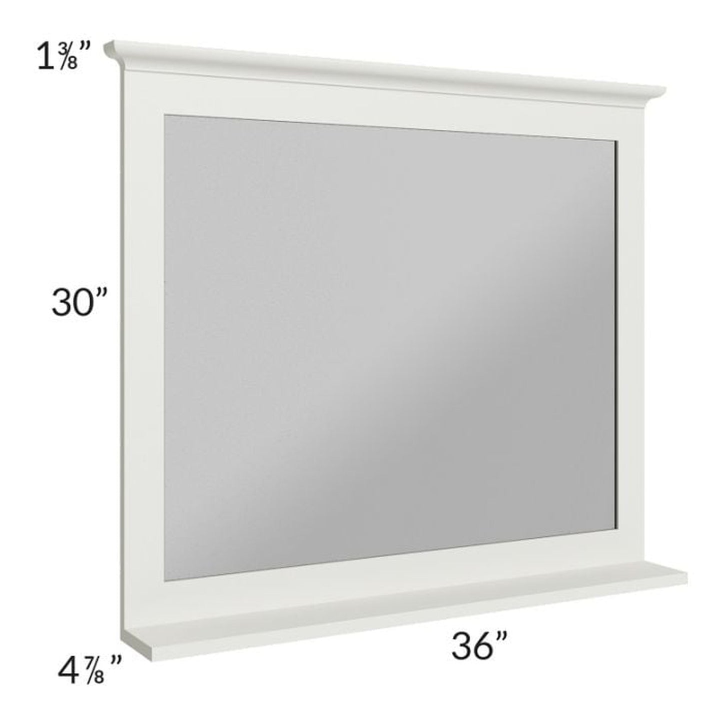 RTA Wellfleet Linen 36" x 30" Mirror