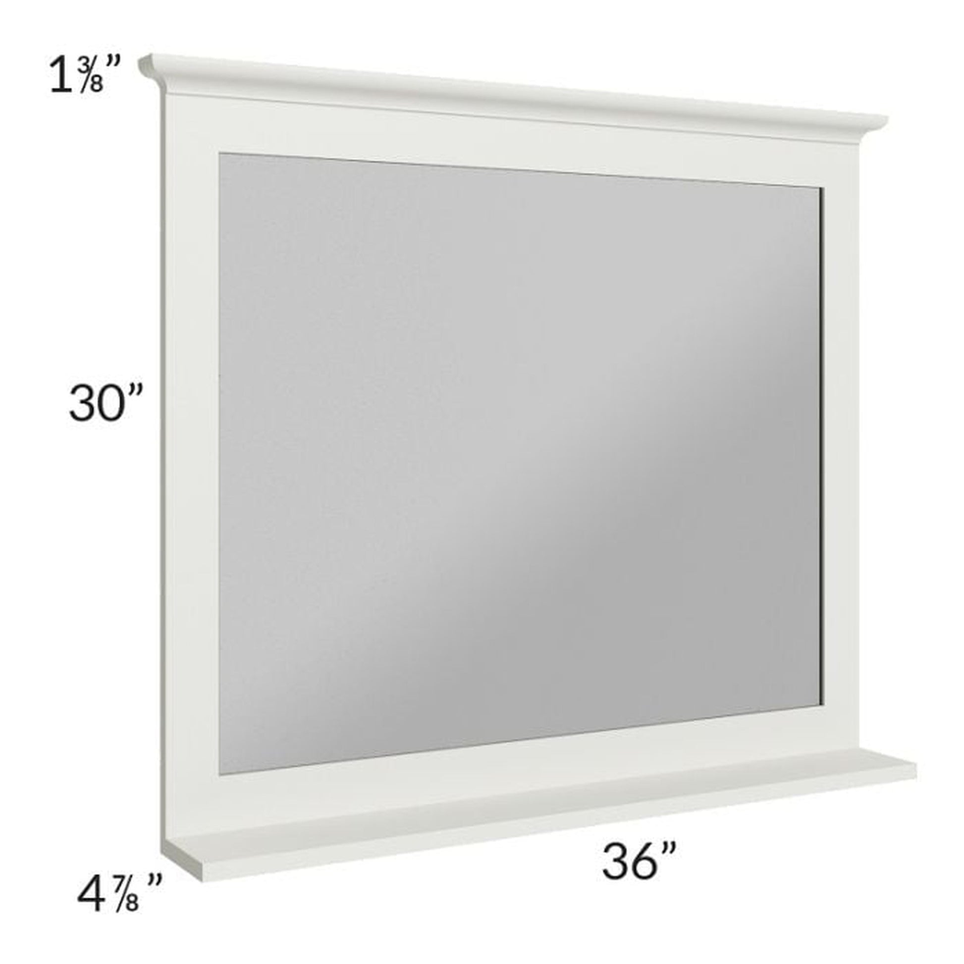 RTA Wellfleet Linen 36" x 30" Mirror