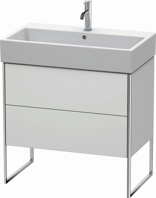 Duravit XSquare 31" White Satin Matt Two Drawer Floorstanding Vanity Unit (XS447503636)