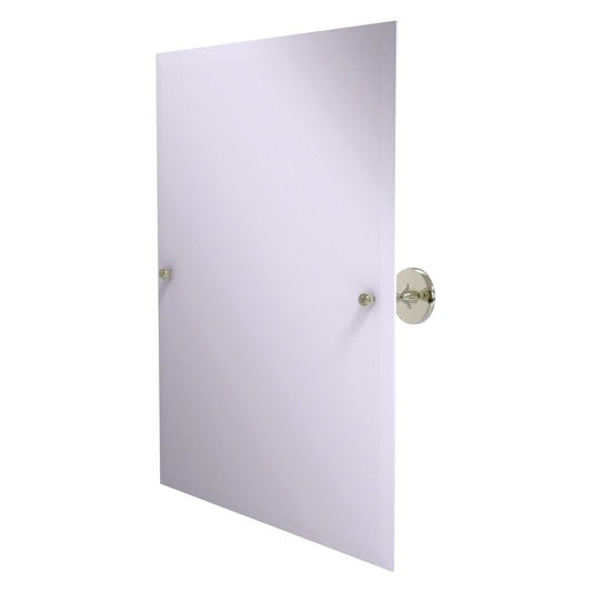 Allied Brass SL-92-PNI Shadwell Polished Nickel Rectangular Frameless Wall Tilt Mirror