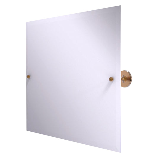 Allied Brass SL-93-BBR Shadwell Brushed Bronze Landscape Rectangular Frameless Wall Tilt Mirror