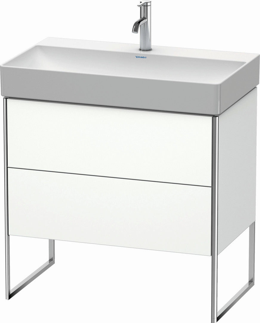 Duravit XSquare 31" White Matt Two Drawer Floorstanding Vanity Unit (XS444301818)