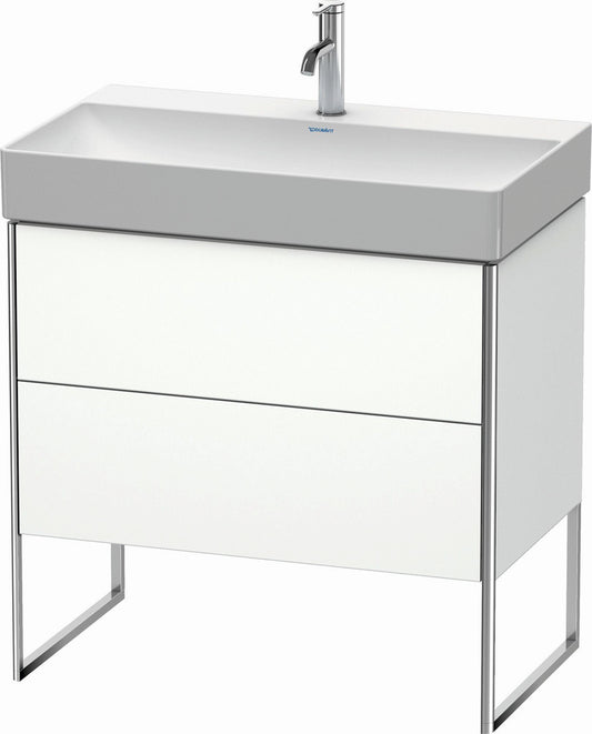 Duravit XSquare 31" White Matt Two Drawer Floorstanding Vanity Unit (XS444301818)