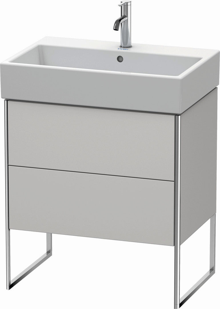 Duravit XSquare 27" Nordic White Two Drawer Floorstanding Vanity Unit (XS447403939)