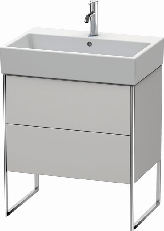 Duravit XSquare 27" Nordic White Two Drawer Floorstanding Vanity Unit (XS447403939)