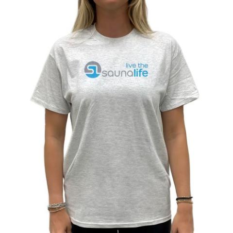 SaunaLife Ash Grey Live the Sauna Life T-Shirt - Small
