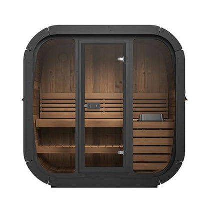 SaunaLife CUBE Series Model CL4G 81" Up to 3-Persons Outdoor Home Sauna Kit