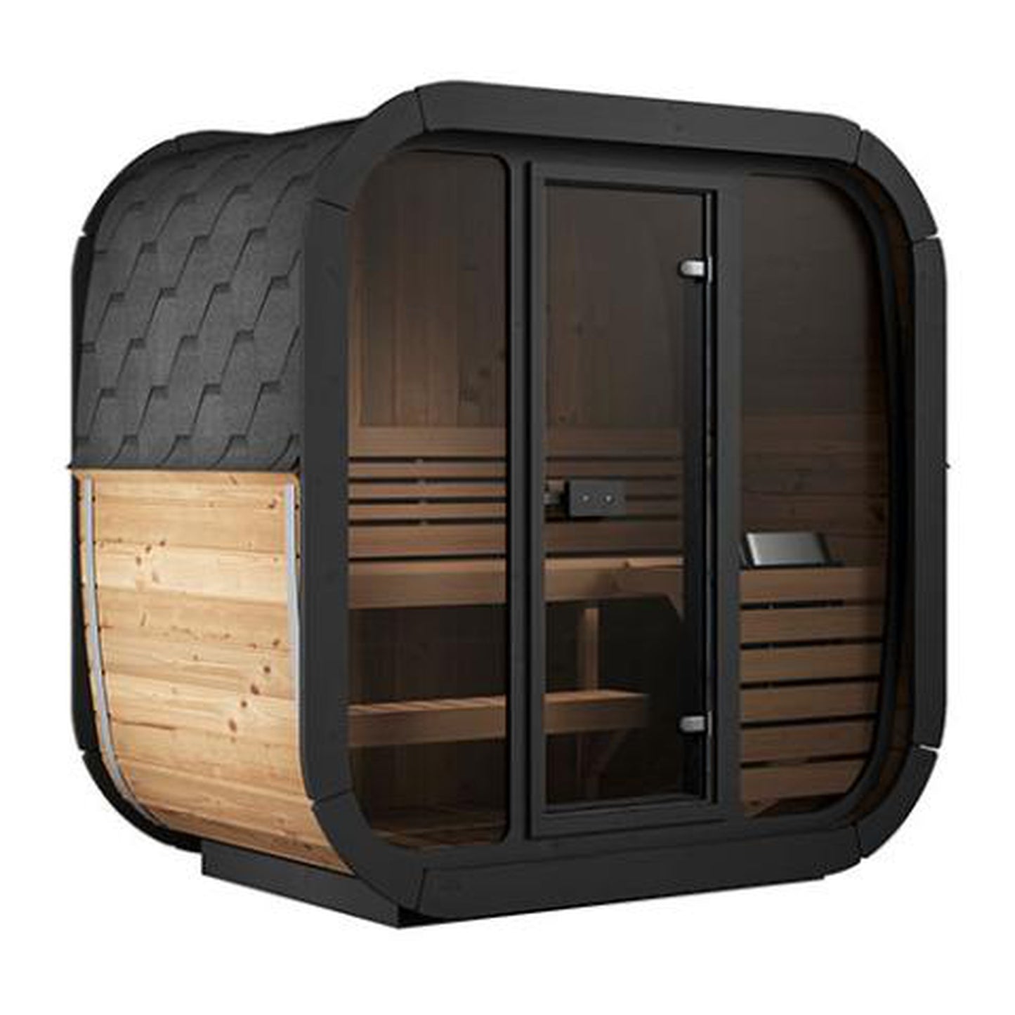 SaunaLife CUBE Series Model CL4G 81" Up to 3-Persons Outdoor Home Sauna Kit