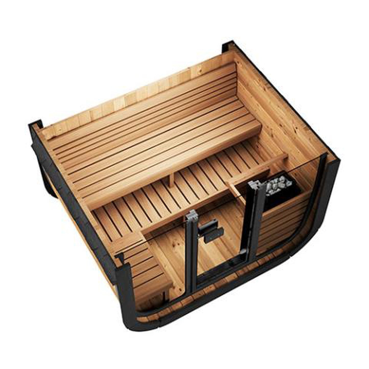 SaunaLife CUBE Series Model CL5G 81" Up to 4-Persons Outdoor Home Sauna Kit