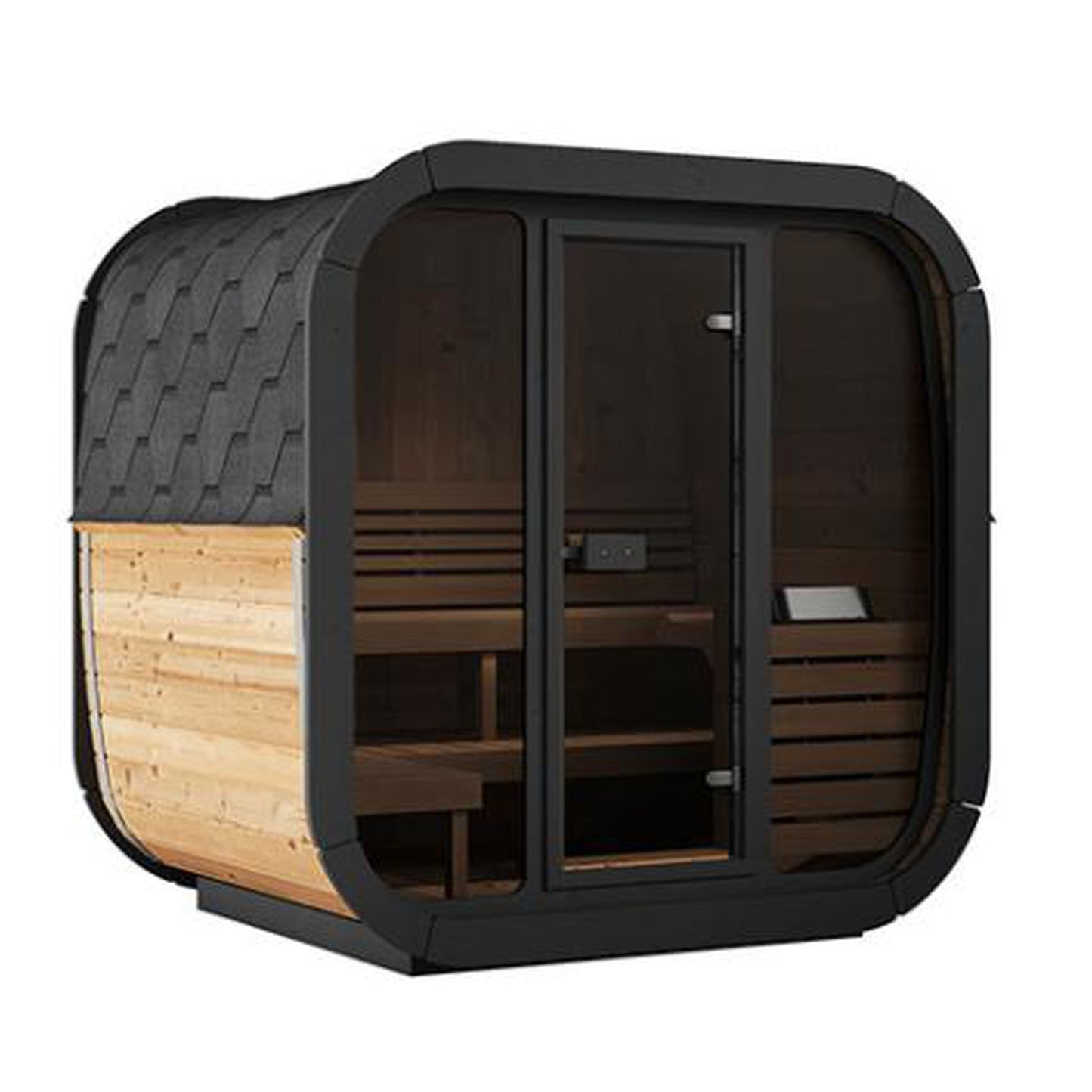 SaunaLife CUBE Series Model CL5G 81" Up to 4-Persons Outdoor Home Sauna Kit