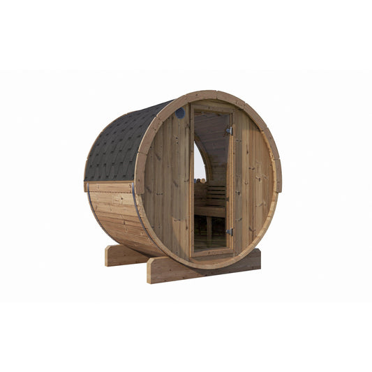 SaunaLife ERGO Series Model E6W 59" Sauna Barrel With Rear Window