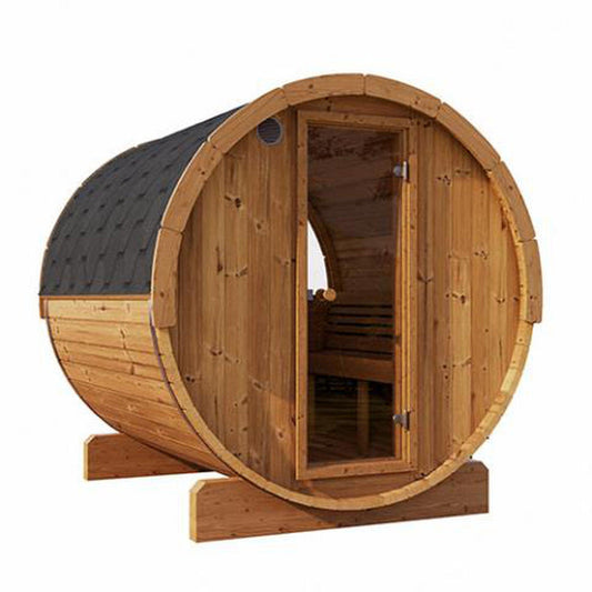 SaunaLife ERGO Series Model E7W 71" Sauna Barrel With Rear Window