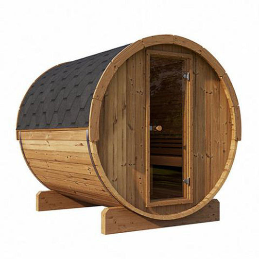 SaunaLife ERGO Series Model E8 87" 6-Person Sauna Barrel