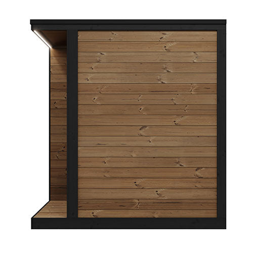 SaunaLife Garden Luxury Series Model GL4 Outdoor Sauna Kit (Up to 4 Persons)