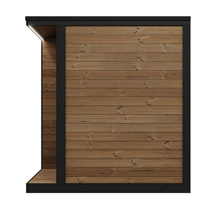 SaunaLife Garden Luxury Series Model GL4 Outdoor Sauna Kit (Up to 4 Persons)