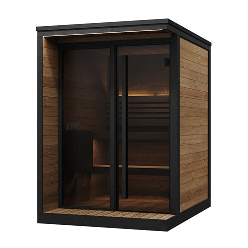 SaunaLife Garden Luxury Series Model GL4 Outdoor Sauna Kit (Up to 4 Persons)