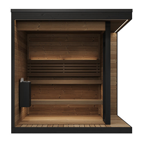 SaunaLife Garden Luxury Series Model GL6 Outdoor Sauna Kit (Up to 6 Persons)