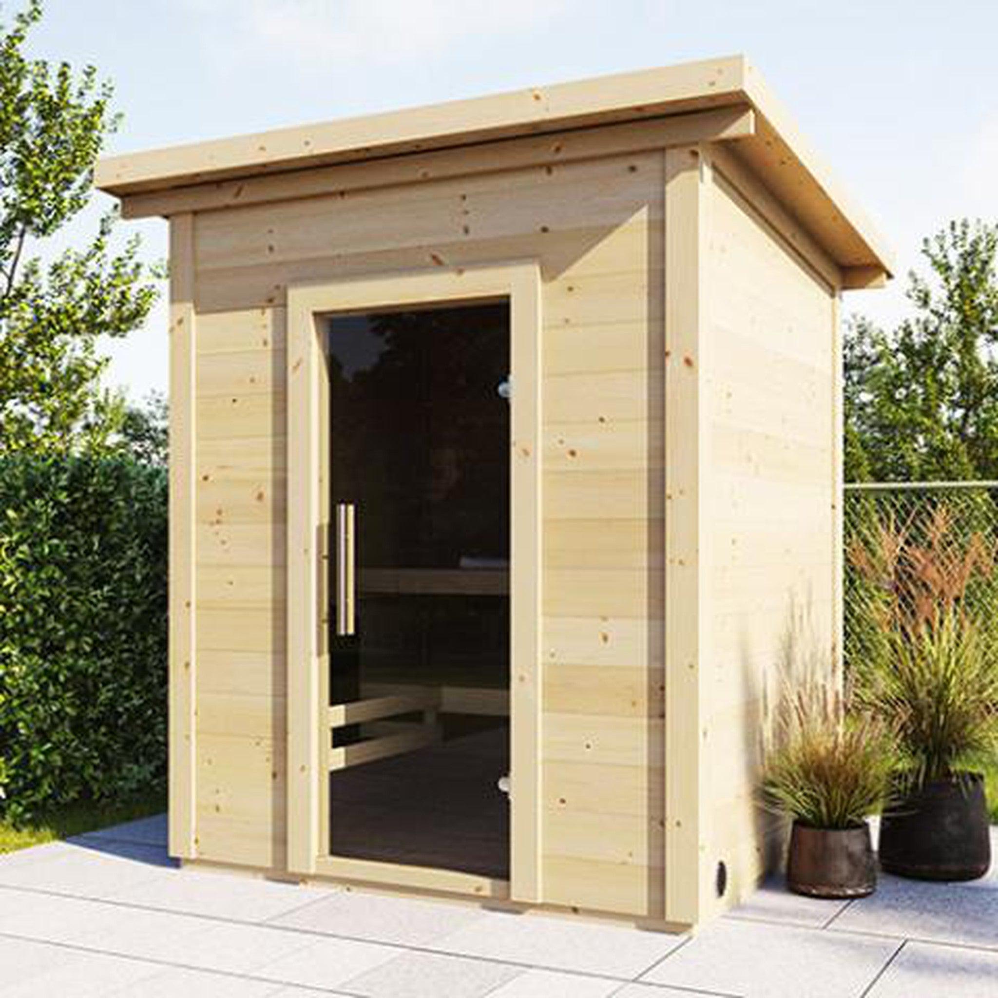 新品 完売 CLUBHAUS My Own SlideSandals セット SaunaLife Garden Series Model G2 Outdoor Home Sauna DIY Kit With