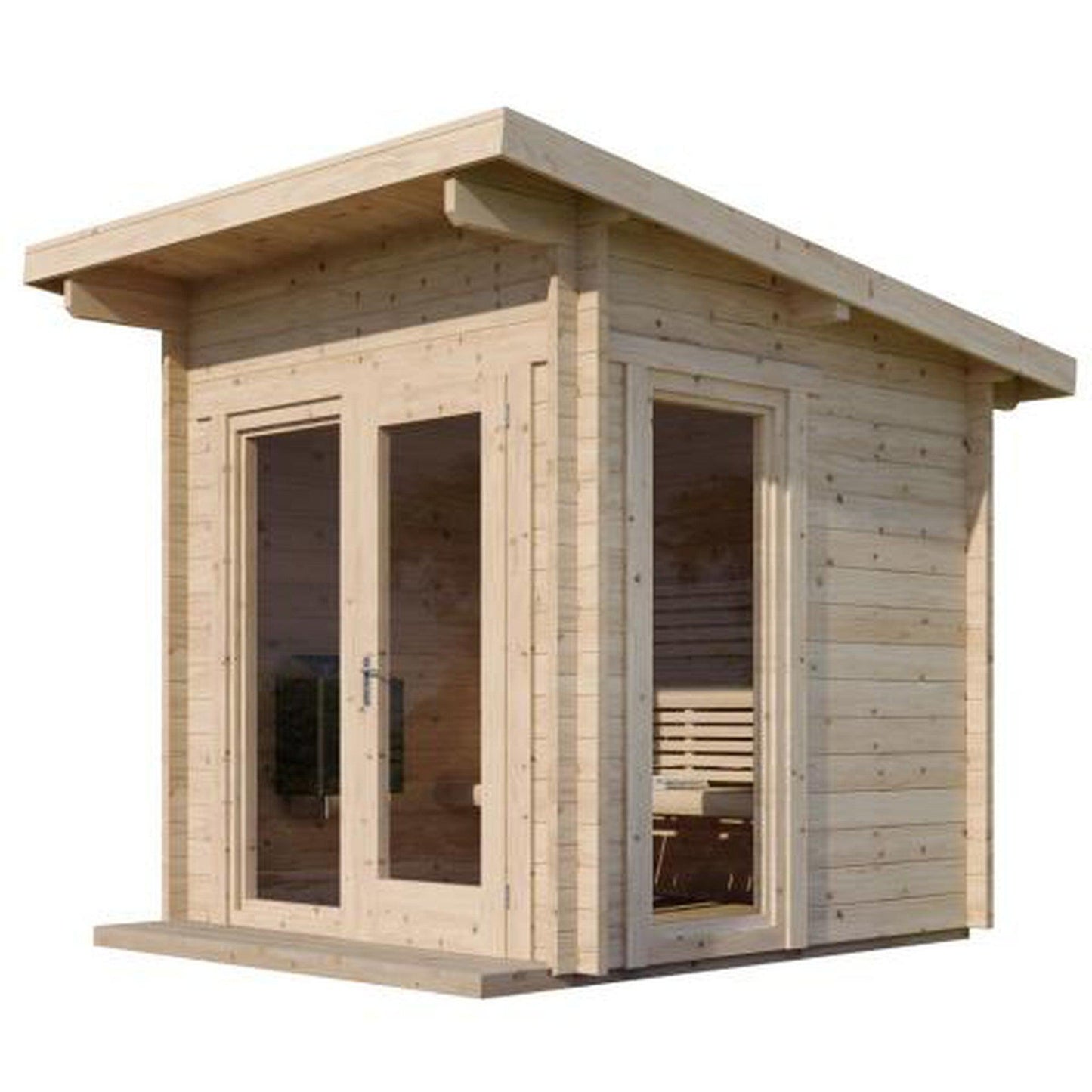 SaunaLife Garden Series Model G4 Outdoor Home Sauna Kit (Up to 6 Persons)